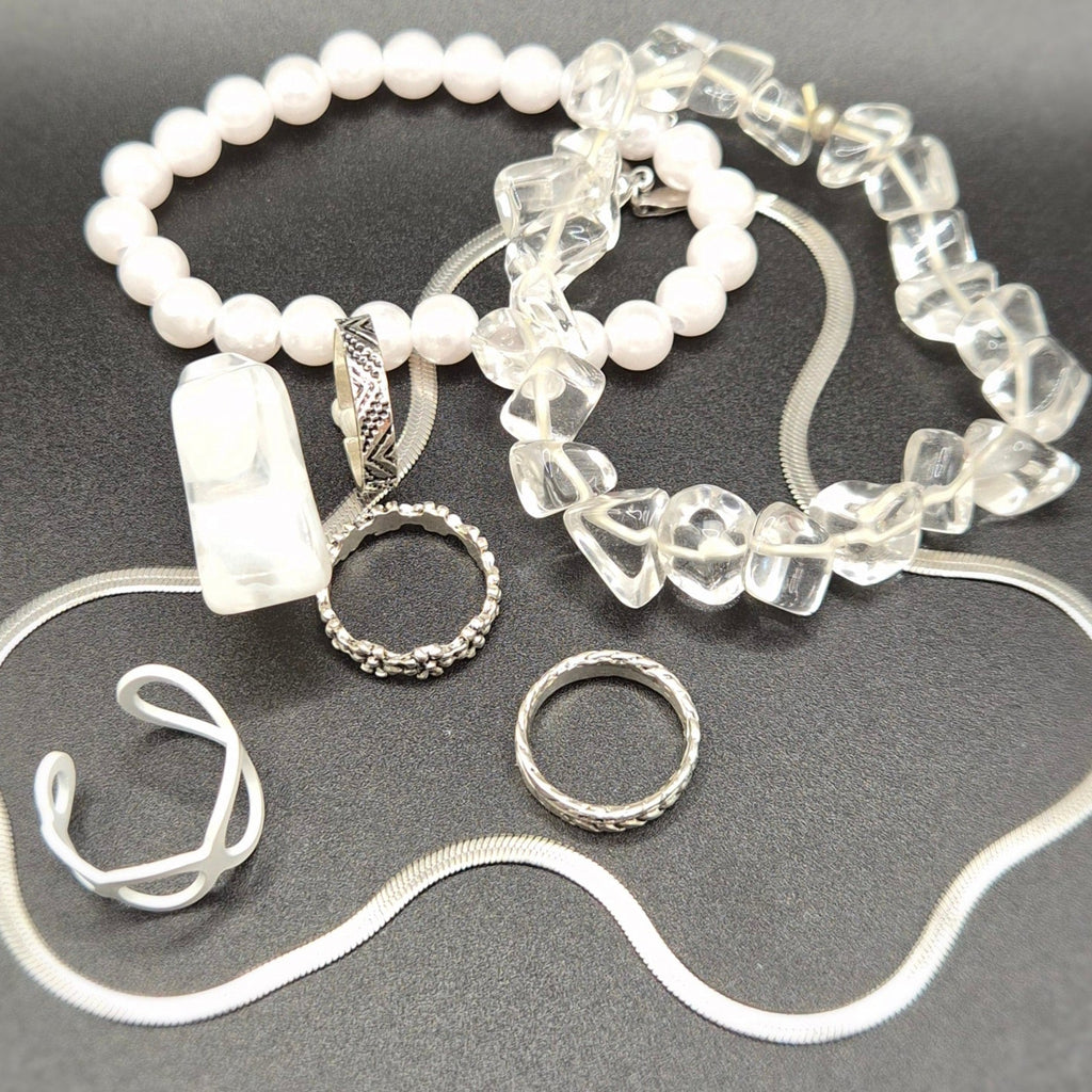 Crystal Clarity chain, ring and bracelet