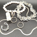 Crystal Clarity chain, ring and bracelet